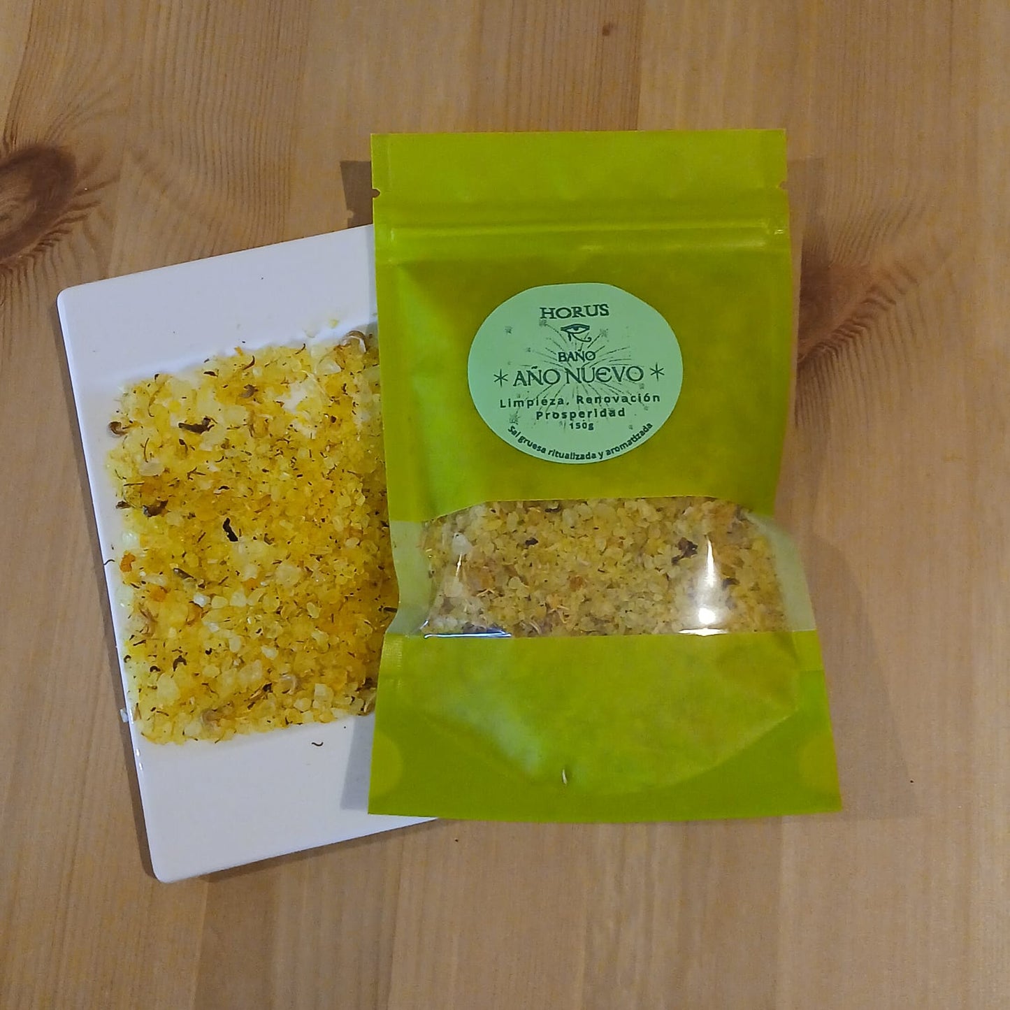 BAÑO DE AÑO NUEVO CON SAL GRUESA