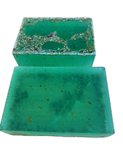 HANDMADE ROSEMARY SOAP WITH HERBS 100g -VEGAN