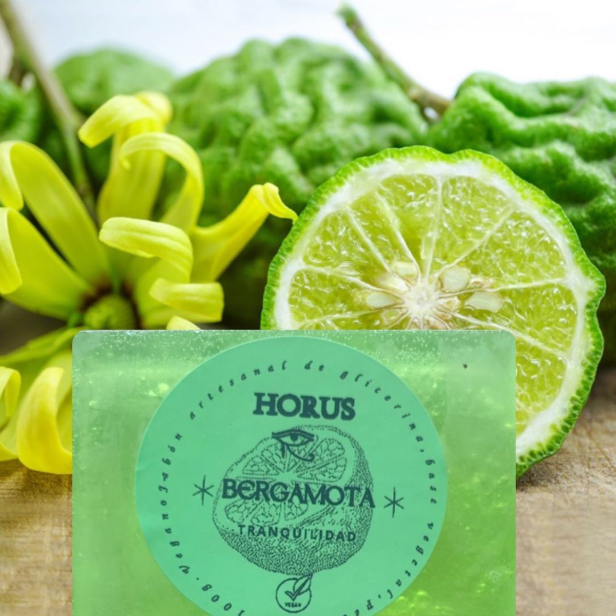 ARTISAN BERGAMOT SOAP 100g -VEGAN