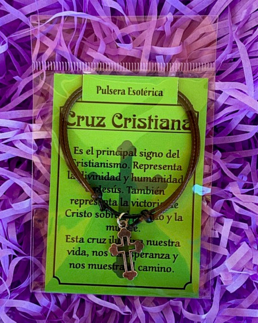 PULSERA CRUZ CRISTIANA