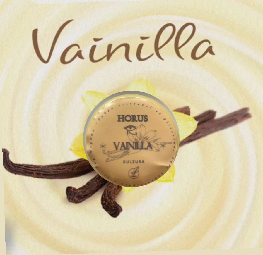 JABÓN DE VAINILLA ARTESANAL 70g -VEGANO