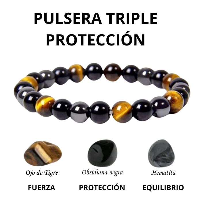 PULSERA TRIPLE PROTECCIÓN